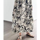 水墨画風キャミワンピース Vネックワンピ | Miniministore | 詳細画像9