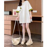 オーバーサイズTシャツチュニックtシャツ | Miniministore | 詳細画像6