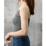 VネックTシャツ レースキャミソール単品 | Miniministore | 詳細画像29 