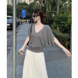 VネックTシャツ レースキャミソール単品 | Miniministore | 詳細画像4 