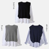 シャツブラウス ニットベスト 2点セット | Miniministore | 詳細画像2