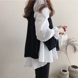 シャツブラウス ニットベスト 2点セット | Miniministore | 詳細画像7
