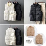 フェイクダウンベスト レディース 韓国風 | Miniministore | 詳細画像3