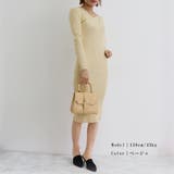 タイト ニットワンピース クロスネック | Miniministore | 詳細画像13