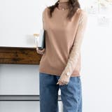 ニットベスト ハイネック ニットチョッキ | Miniministore | 詳細画像17