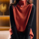 ニットベスト ハイネック ニットチョッキ | Miniministore | 詳細画像5