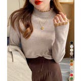 ハイネックニットトップスフリルニットソー | Miniministore | 詳細画像1 