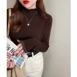 ハイネックニットトップスフリルニットソー | Miniministore | 詳細画像11 