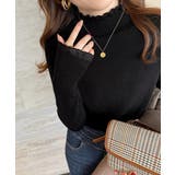 ハイネックニットトップスフリルニットソー | Miniministore | 詳細画像3 