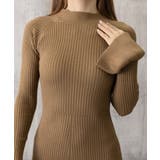 キーホールネックリブニットワンピース秋冬 | Miniministore | 詳細画像22 