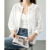 レースブラウスレディースシアーシャツ上品 | Miniministore | 詳細画像12 
