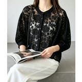 レースブラウスレディースシアーシャツ上品 | Miniministore | 詳細画像4 