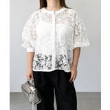 レースブラウスレディースシアーシャツ上品 | Miniministore | 詳細画像9 