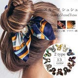 スカーフ シュシュ ヘアゴム | Miniministore | 詳細画像1