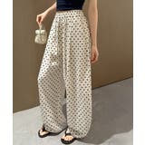 ドット柄ワイドパンツ韓国風春夏ラフパンツ | Miniministore | 詳細画像10 