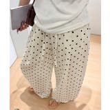ドット柄ワイドパンツ韓国風春夏ラフパンツ | Miniministore | 詳細画像12 