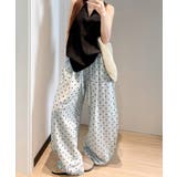ドット柄ワイドパンツ韓国風春夏ラフパンツ | Miniministore | 詳細画像17 