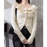 フリルニットトップス オフショルダー秋服 | Miniministore | 詳細画像25 