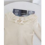 フリルニットトップス オフショルダー秋服 | Miniministore | 詳細画像36 
