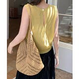 サマーニットタンクトップ 背中開き 夏服 | Miniministore | 詳細画像27 