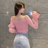 シャツブラウス スクエアネック レディース | Miniministore | 詳細画像11
