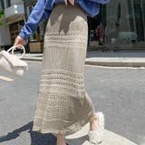 ニットスカート 透かし編み ハイウエスト | Miniministore | 詳細画像10