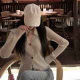 折り襟リブニット 韓国風 レディース | Miniministore | 詳細画像7 
