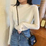 ベージュ | ベーシックニット プチハイネック 女性 | Miniministore