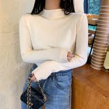 アイボリー | ベーシックニット プチハイネック 女性 | Miniministore