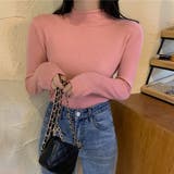 ピンク | ベーシックニット プチハイネック 女性 | Miniministore