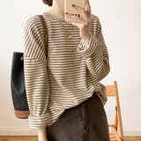 ベージュ | Tシャツ レディース トップス 長袖 | Miniministore