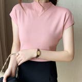 ピンク | サマーニット トップス レディース | SUNSHINE CLOSET