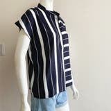 ストライプ柄 開襟シャツ レディース 夏 | Miniministore | 詳細画像9 