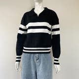 ニットトップスVネック 襟付きニット | Miniministore | 詳細画像15 