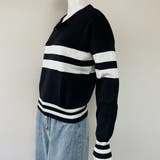 ニットトップスVネック 襟付きニット | Miniministore | 詳細画像16 