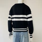 ニットトップスVネック 襟付きニット | Miniministore | 詳細画像17 