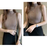 サマーニット ハイネック レディース | Miniministore | 詳細画像8