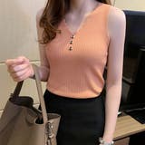 タンクトップ Vネック ノースリーブ | Miniministore | 詳細画像12