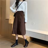 ブラウン | ミモレ丈スカート レディース ボトムス | Miniministore