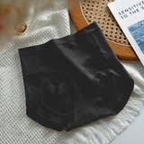 ブラック | 響きにくい ハイウエスト 美尻ショーツ | Miniministore