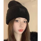 ブラック | ニット帽 レディース ニットキャップ | SUNSHINE CLOSET