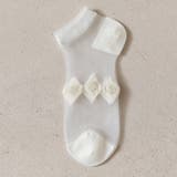 B(小菱形柄) | シースルーソックス 花柄 レース女性用 | Miniministore