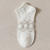 C(花柄) | シースルーソックス 花柄 レース女性用 | Miniministore