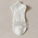 (ドット柄) | シースルーソックス 花柄 レース女性用 | Miniministore