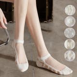 シースルーソックス 花柄 レース女性用 | Miniministore | 詳細画像1