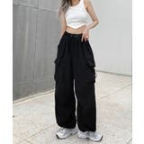 ブラック | カーゴパンツ ジョガーパンツ レディース | ANGELCLOSET