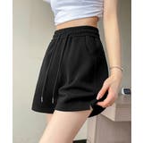 ブラック | スウェットショートパンツ レディース夏服 | SUNSHINE CLOSET