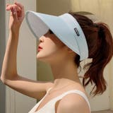 薄ブルー | 韓国サンバイザー つば広 レディース 夏 | Miniministore