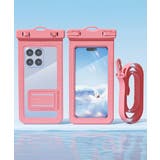 ピンク | スマホ用防水ケース 水中撮影スマホポーチ | Miniministore