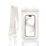 オフホワイト | スマホ防水ケース タッチ可 スマホポーチ | Miniministore